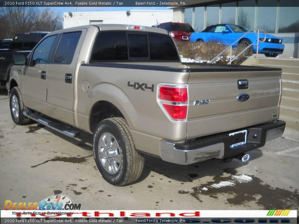 2010 Ford F150 XLT SuperCrew 4x4 Pueblo Gold Metallic / Tan Photo #8