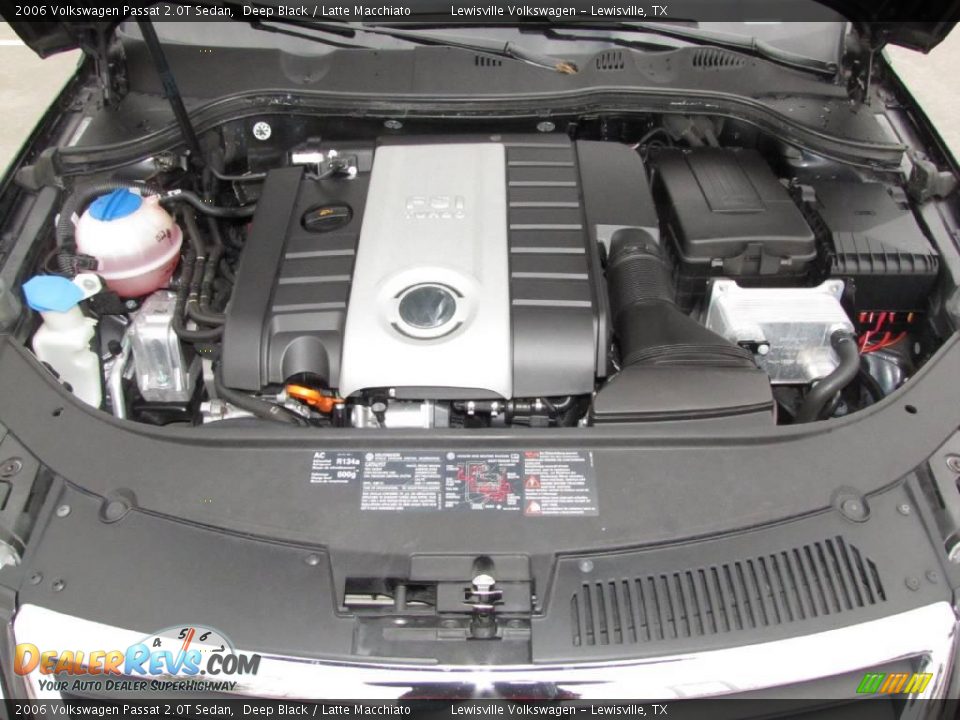 2006 Volkswagen Passat 2.0T Sedan Deep Black / Latte Macchiato Photo #19