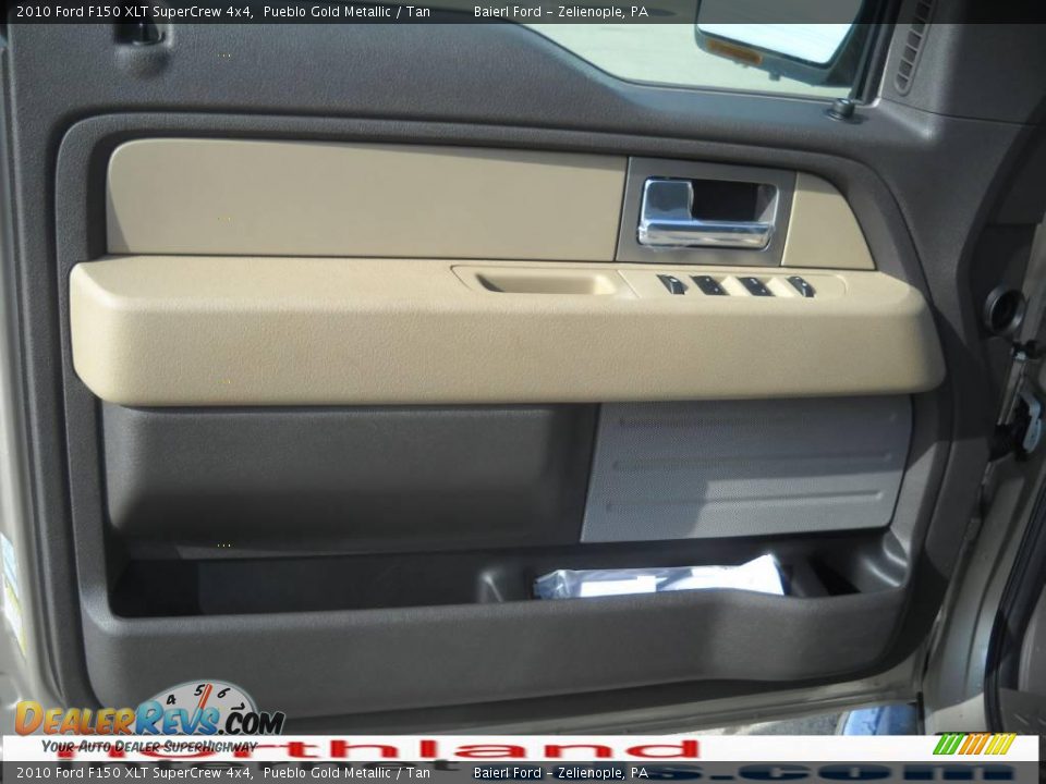 2010 Ford F150 XLT SuperCrew 4x4 Pueblo Gold Metallic / Tan Photo #9