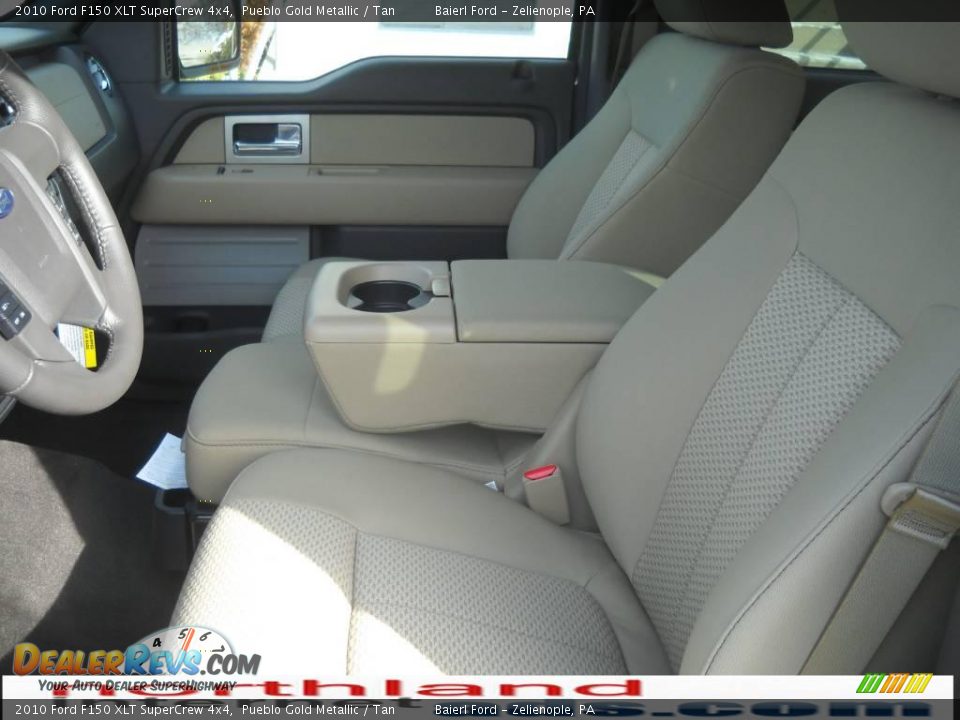2010 Ford F150 XLT SuperCrew 4x4 Pueblo Gold Metallic / Tan Photo #11