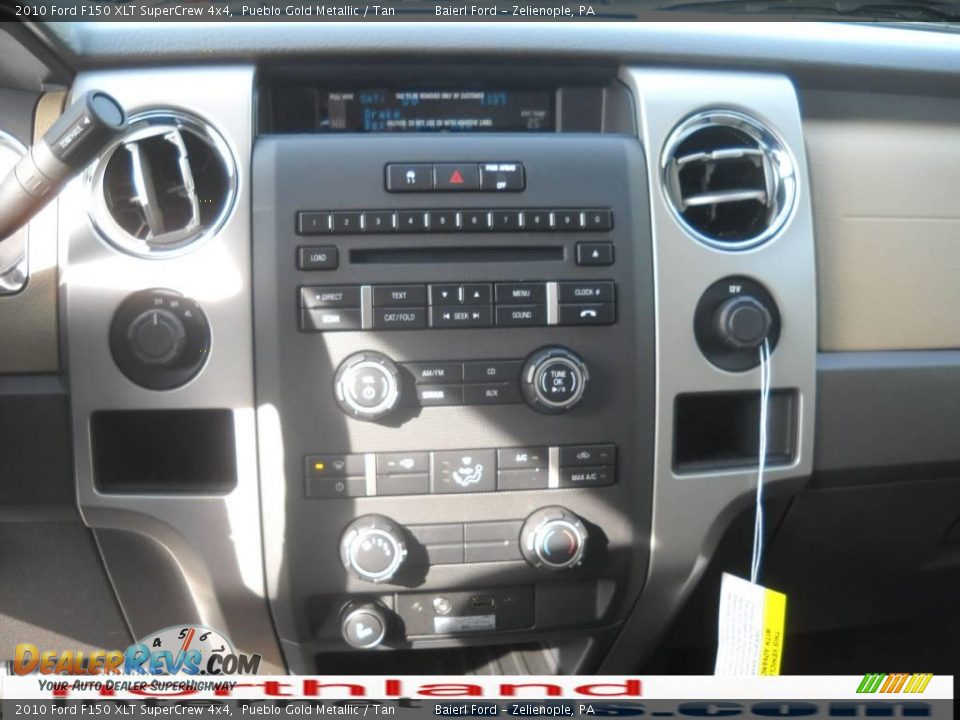 2010 Ford F150 XLT SuperCrew 4x4 Pueblo Gold Metallic / Tan Photo #17