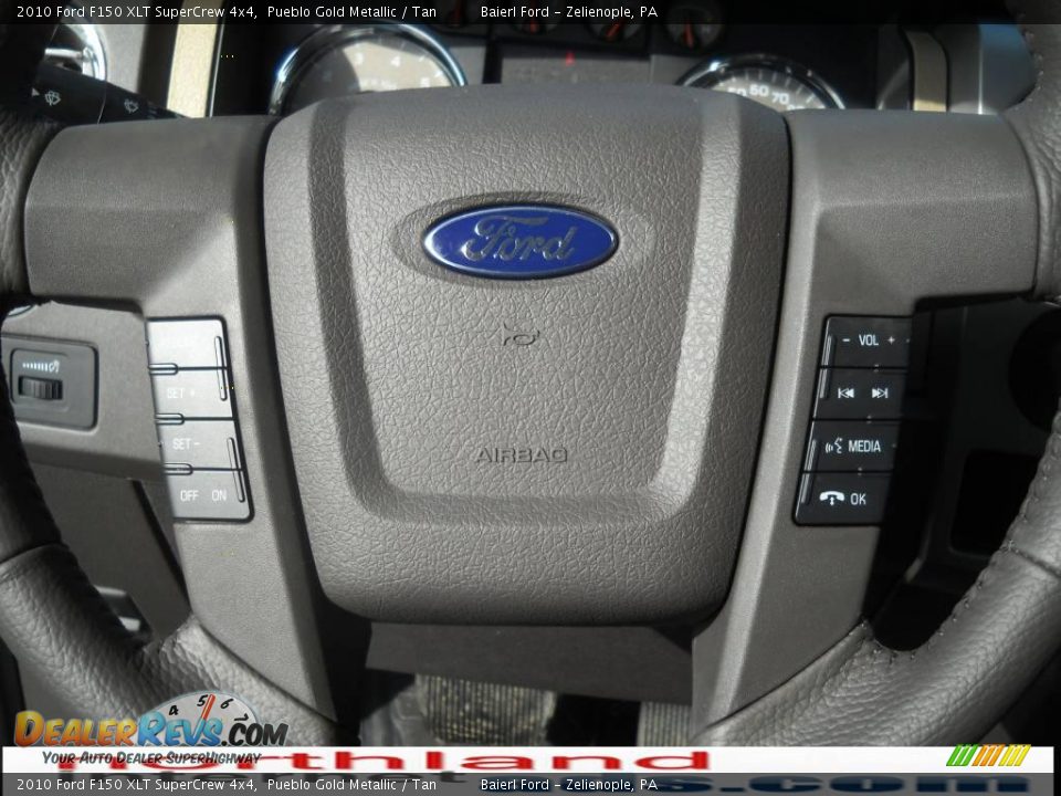 2010 Ford F150 XLT SuperCrew 4x4 Pueblo Gold Metallic / Tan Photo #19