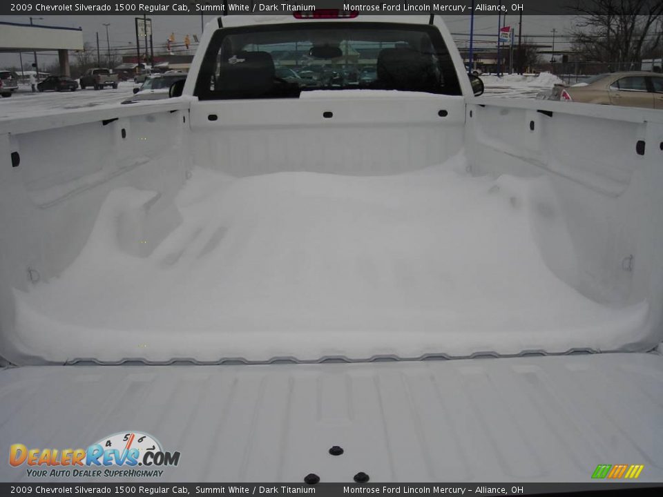 2009 Chevrolet Silverado 1500 Regular Cab Summit White / Dark Titanium Photo #12