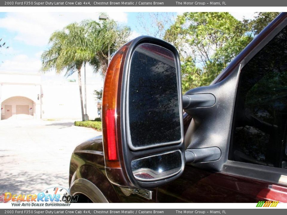 2003 Ford F350 Super Duty Lariat Crew Cab 4x4 Chestnut Brown Metallic / Castano Brown Photo #27