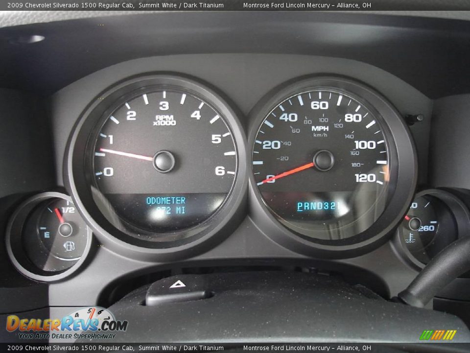 2009 Chevrolet Silverado 1500 Regular Cab Summit White / Dark Titanium Photo #21