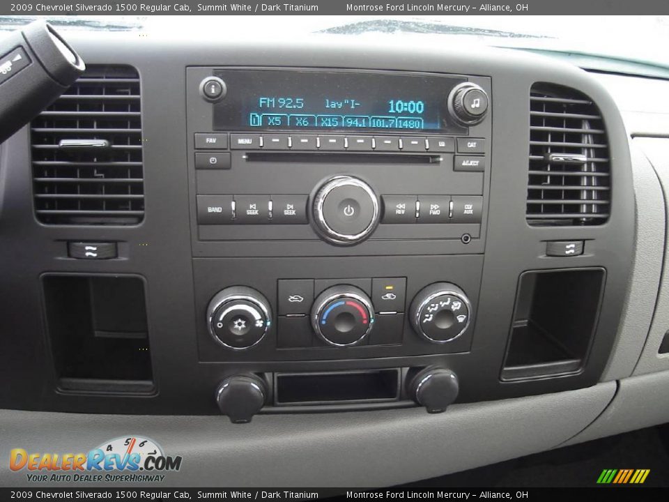 2009 Chevrolet Silverado 1500 Regular Cab Summit White / Dark Titanium Photo #23