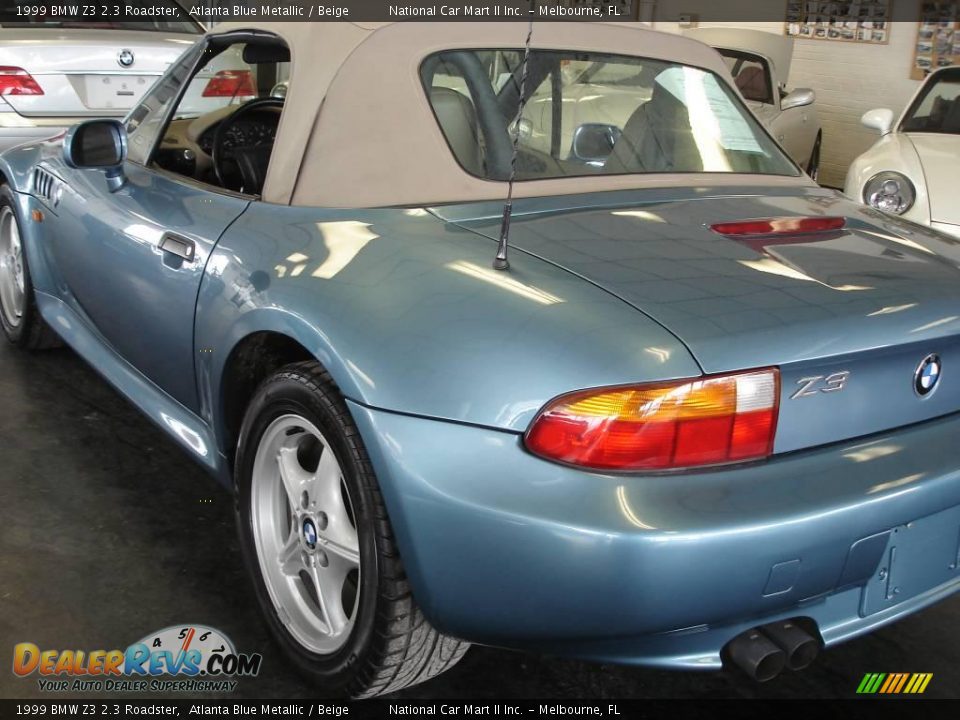 1999 BMW Z3 2.3 Roadster Atlanta Blue Metallic / Beige Photo #4