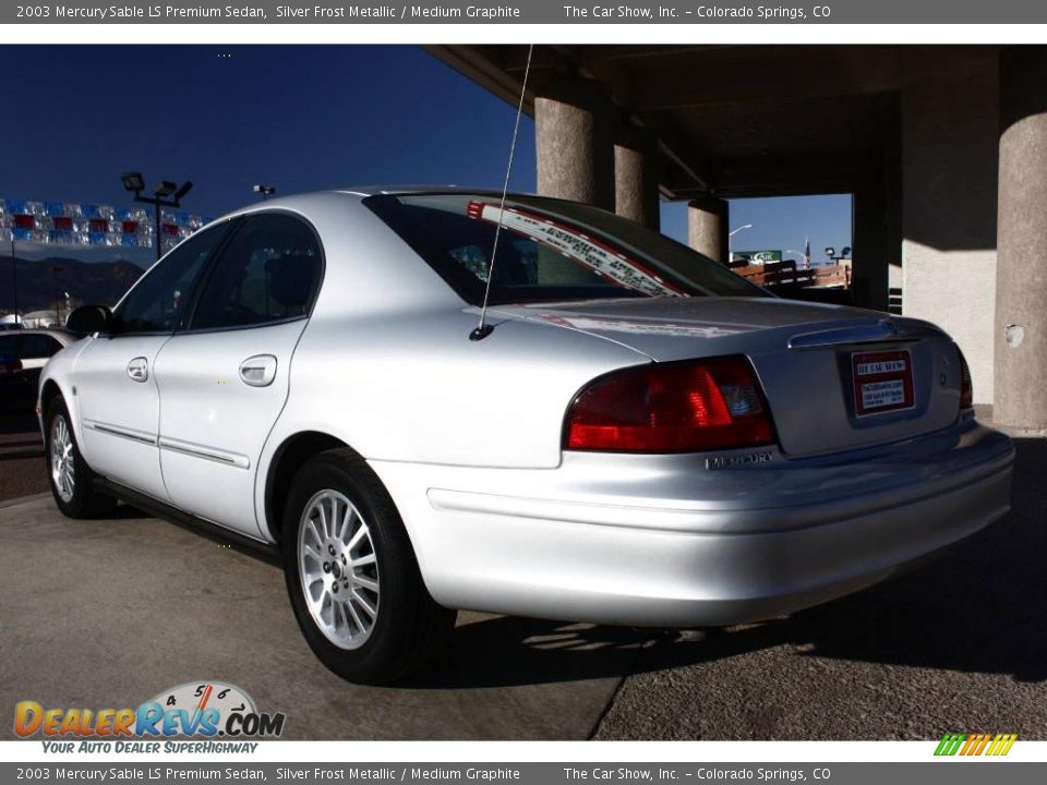 2003 Mercury Sable LS Premium Sedan Silver Frost Metallic / Medium Graphite Photo #4