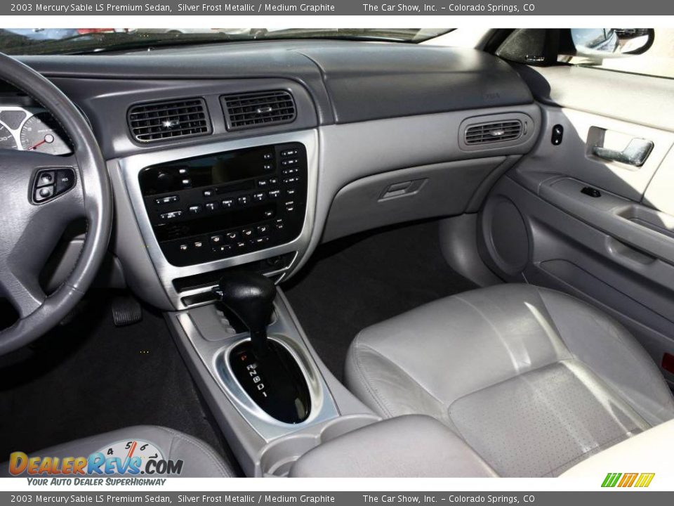 2003 Mercury Sable LS Premium Sedan Silver Frost Metallic / Medium Graphite Photo #9