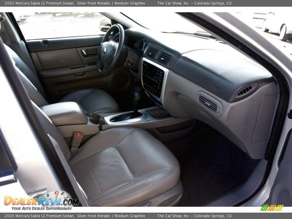 2003 Mercury Sable LS Premium Sedan Silver Frost Metallic / Medium Graphite Photo #10