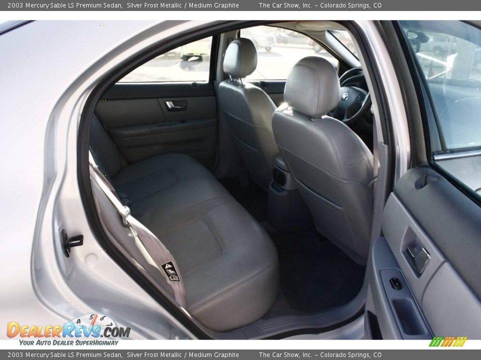2003 Mercury Sable LS Premium Sedan Silver Frost Metallic / Medium Graphite Photo #11