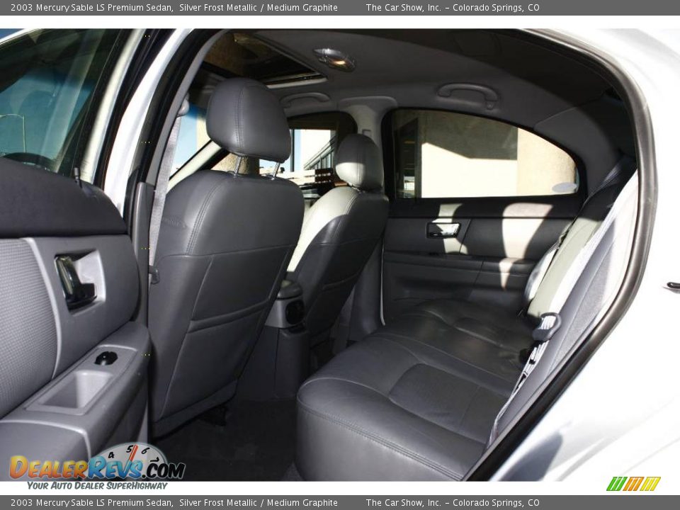 2003 Mercury Sable LS Premium Sedan Silver Frost Metallic / Medium Graphite Photo #12