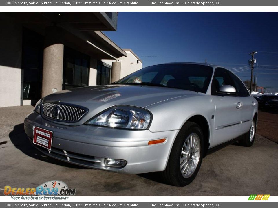 2003 Mercury Sable LS Premium Sedan Silver Frost Metallic / Medium Graphite Photo #13