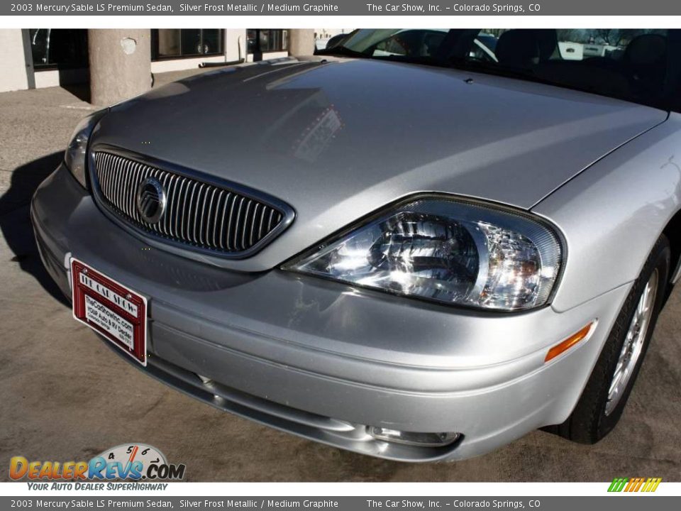 2003 Mercury Sable LS Premium Sedan Silver Frost Metallic / Medium Graphite Photo #14