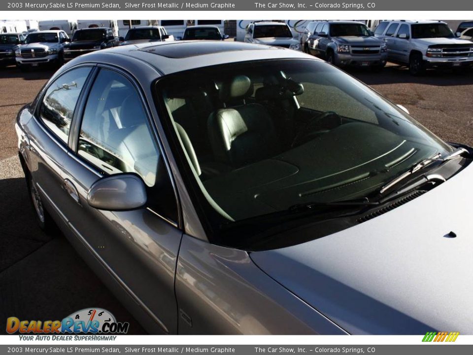 2003 Mercury Sable LS Premium Sedan Silver Frost Metallic / Medium Graphite Photo #15