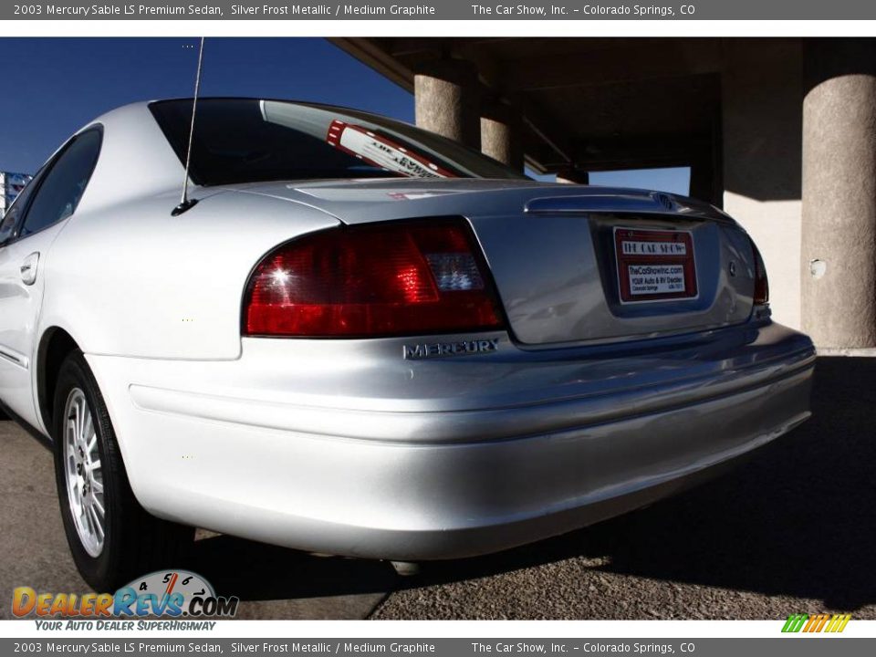 2003 Mercury Sable LS Premium Sedan Silver Frost Metallic / Medium Graphite Photo #17