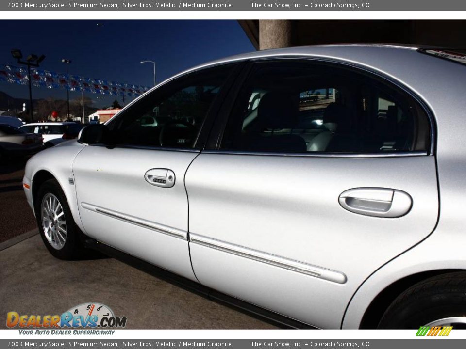 2003 Mercury Sable LS Premium Sedan Silver Frost Metallic / Medium Graphite Photo #18