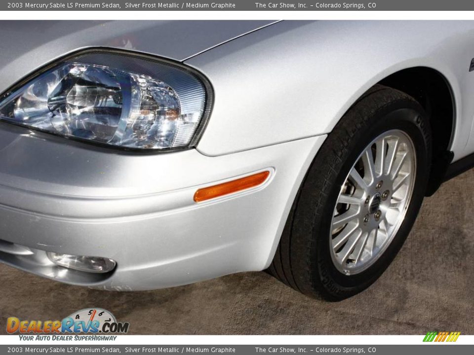 2003 Mercury Sable LS Premium Sedan Silver Frost Metallic / Medium Graphite Photo #19