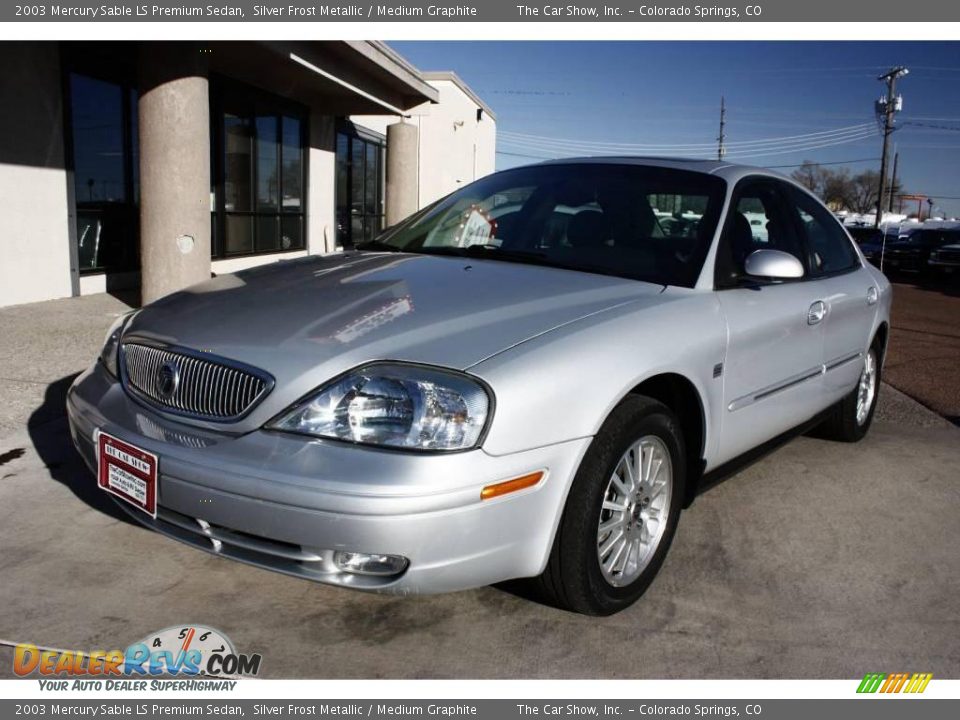 2003 Mercury Sable LS Premium Sedan Silver Frost Metallic / Medium Graphite Photo #21