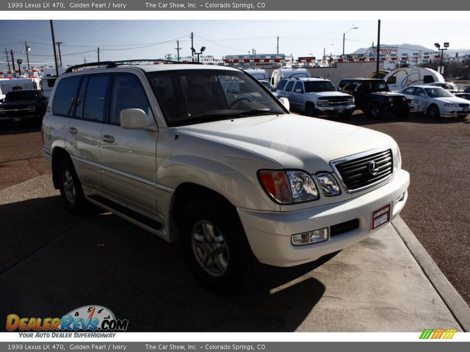 1999 Lexus LX 470 Golden Pearl / Ivory Photo #2