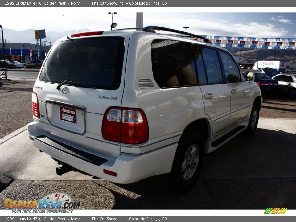 1999 Lexus LX 470 Golden Pearl / Ivory Photo #3