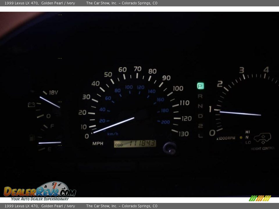 1999 Lexus LX 470 Golden Pearl / Ivory Photo #8