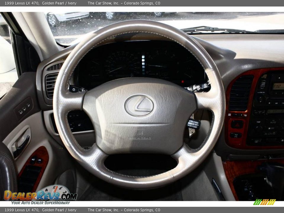 1999 Lexus LX 470 Golden Pearl / Ivory Photo #9