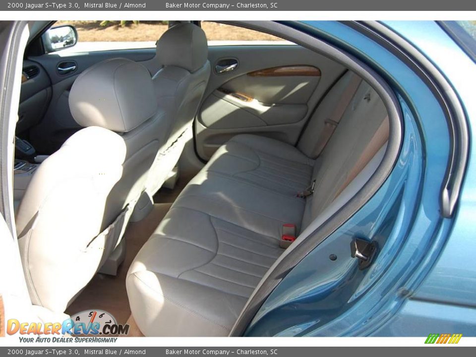 2000 Jaguar S-Type 3.0 Mistral Blue / Almond Photo #8