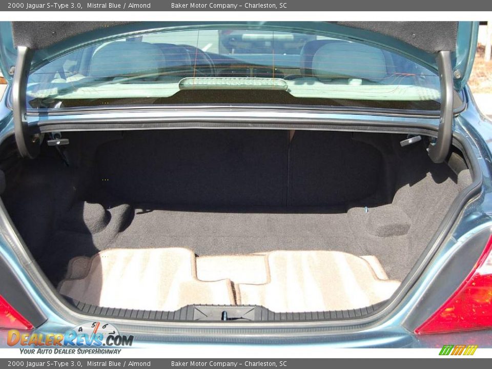 2000 Jaguar S-Type 3.0 Mistral Blue / Almond Photo #9