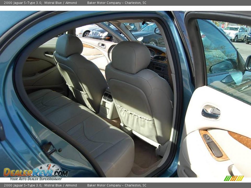 2000 Jaguar S-Type 3.0 Mistral Blue / Almond Photo #10