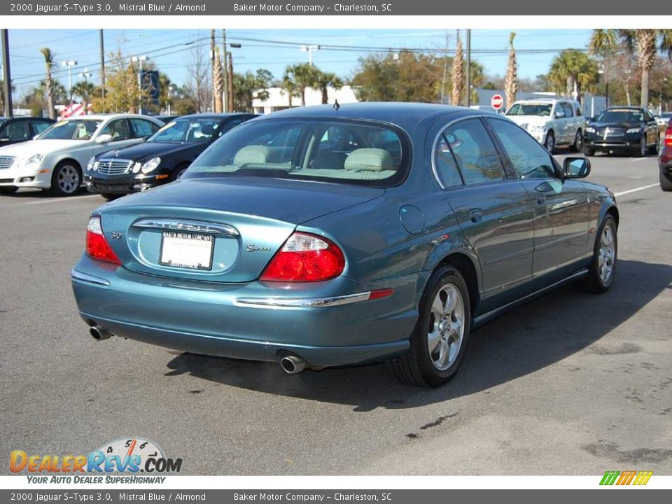 2000 Jaguar S-Type 3.0 Mistral Blue / Almond Photo #16