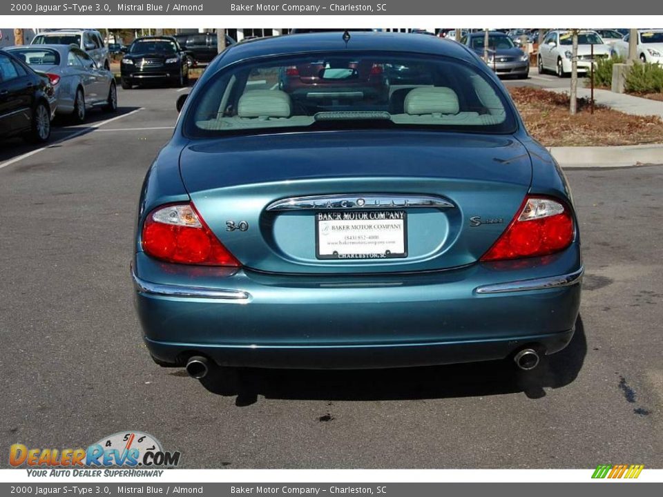 2000 Jaguar S-Type 3.0 Mistral Blue / Almond Photo #17