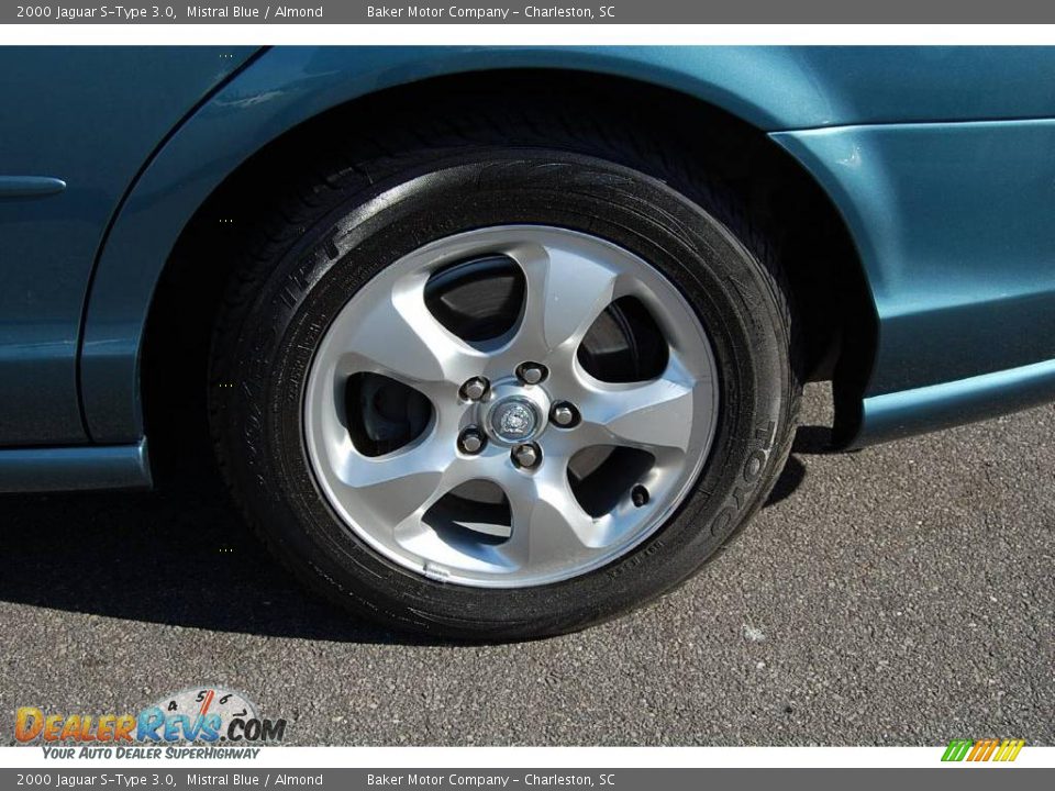 2000 Jaguar S-Type 3.0 Mistral Blue / Almond Photo #20