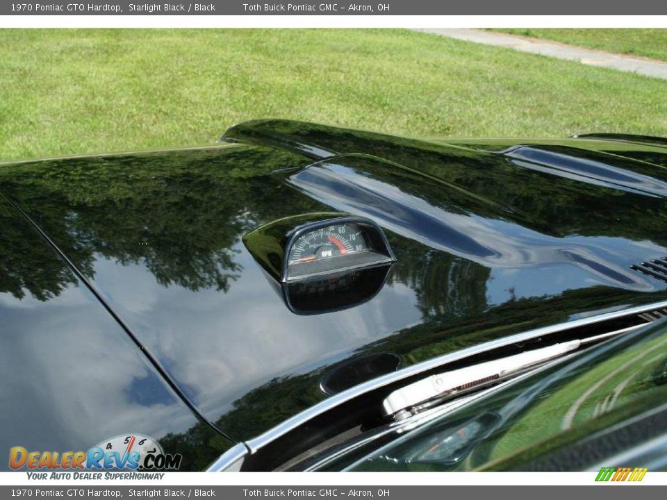 1970 Pontiac GTO Hardtop Starlight Black / Black Photo #5