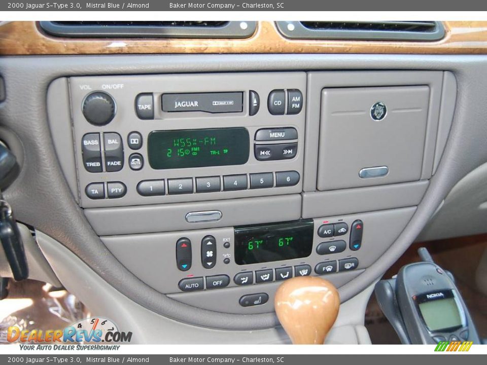 2000 Jaguar S-Type 3.0 Mistral Blue / Almond Photo #23