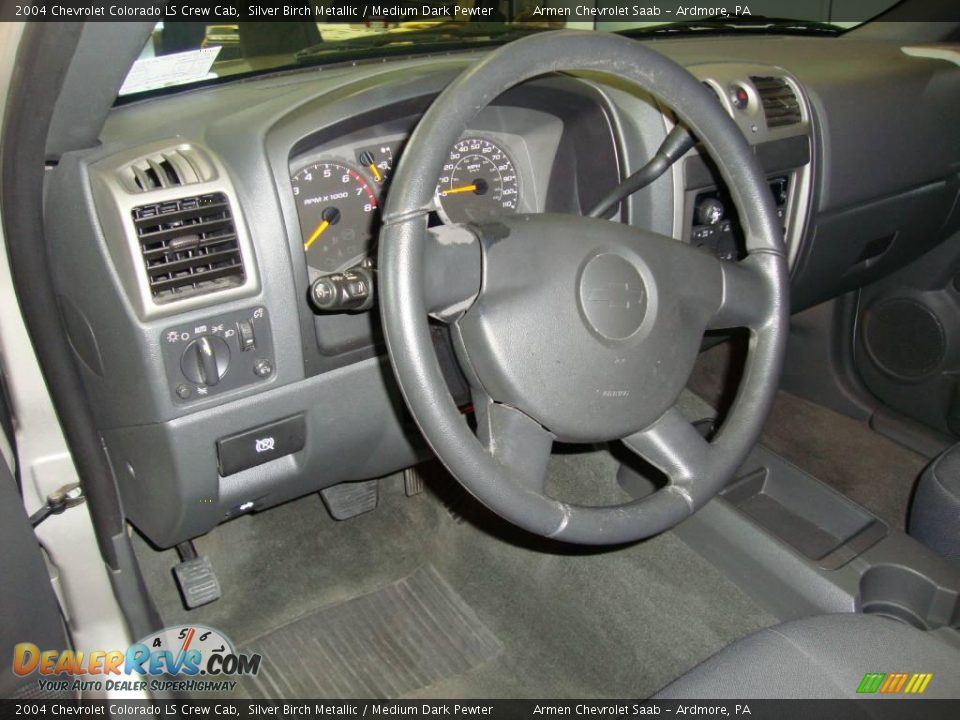 2004 Chevrolet Colorado LS Crew Cab Silver Birch Metallic / Medium Dark Pewter Photo #8
