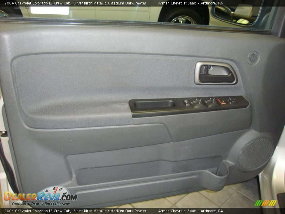 2004 Chevrolet Colorado LS Crew Cab Silver Birch Metallic / Medium Dark Pewter Photo #10