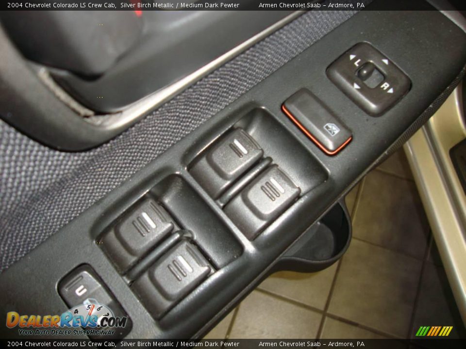 2004 Chevrolet Colorado LS Crew Cab Silver Birch Metallic / Medium Dark Pewter Photo #11