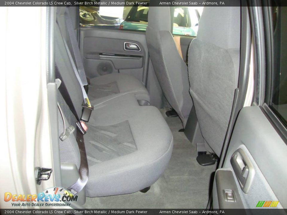 2004 Chevrolet Colorado LS Crew Cab Silver Birch Metallic / Medium Dark Pewter Photo #17
