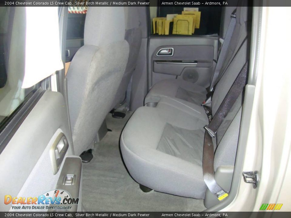 2004 Chevrolet Colorado LS Crew Cab Silver Birch Metallic / Medium Dark Pewter Photo #18
