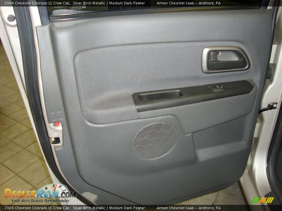 2004 Chevrolet Colorado LS Crew Cab Silver Birch Metallic / Medium Dark Pewter Photo #19