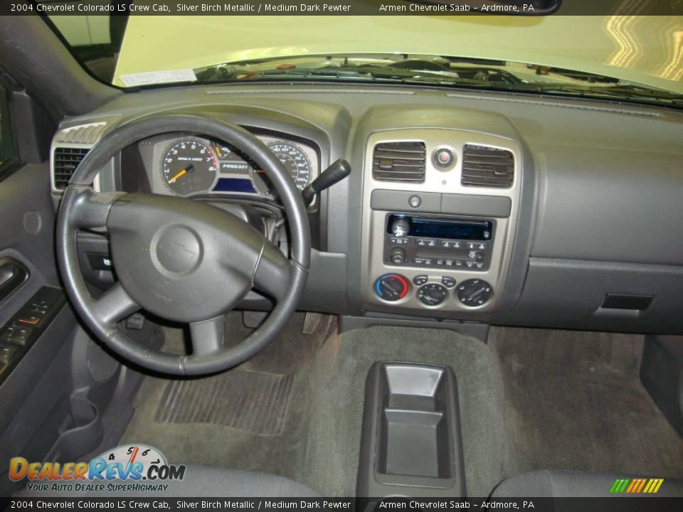 2004 Chevrolet Colorado LS Crew Cab Silver Birch Metallic / Medium Dark Pewter Photo #22