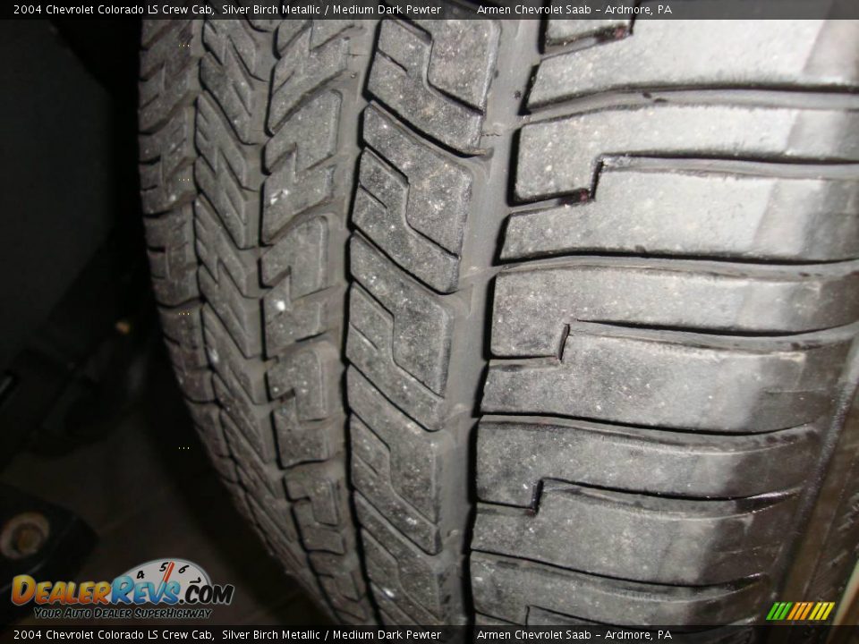 2004 Chevrolet Colorado LS Crew Cab Silver Birch Metallic / Medium Dark Pewter Photo #25