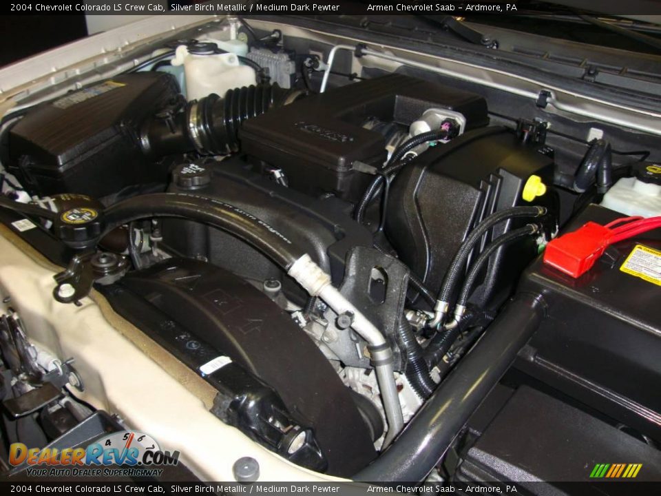 2004 Chevrolet Colorado LS Crew Cab Silver Birch Metallic / Medium Dark Pewter Photo #27