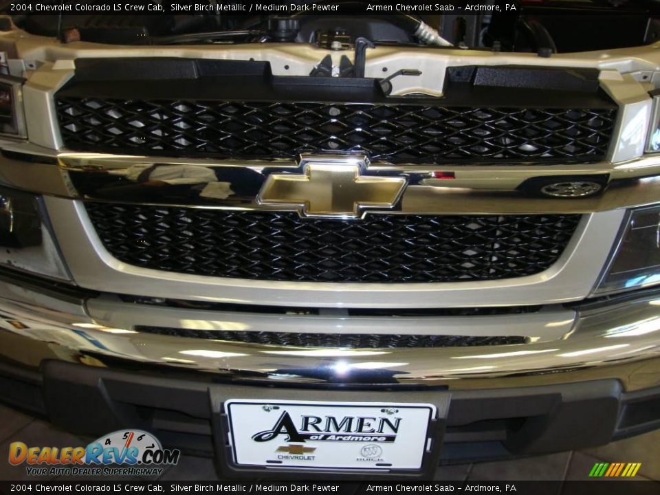 2004 Chevrolet Colorado LS Crew Cab Silver Birch Metallic / Medium Dark Pewter Photo #28