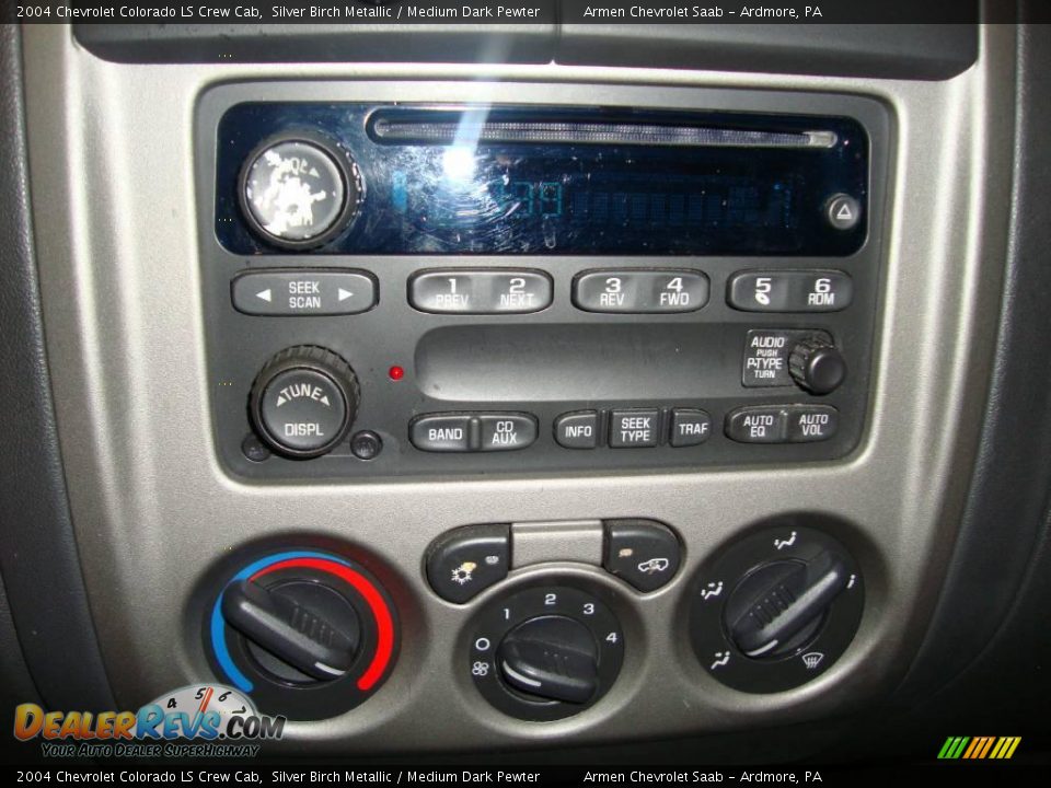 2004 Chevrolet Colorado LS Crew Cab Silver Birch Metallic / Medium Dark Pewter Photo #29