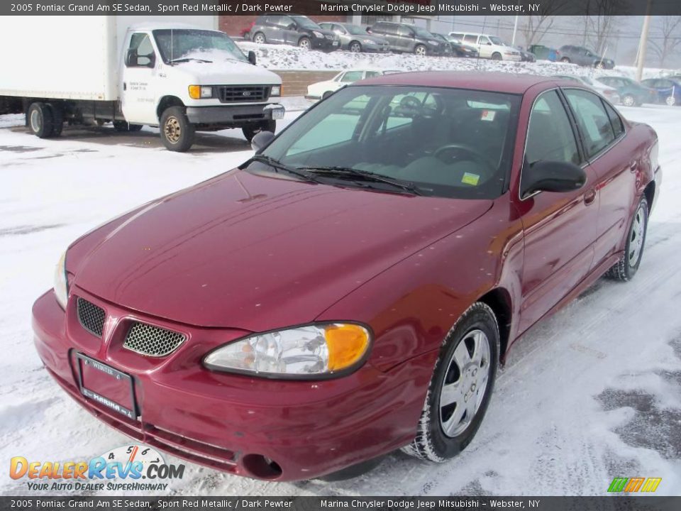 2005 Pontiac Grand Am SE Sedan Sport Red Metallic / Dark Pewter Photo #1