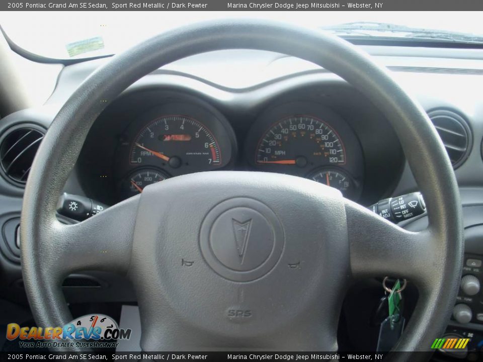 2005 Pontiac Grand Am SE Sedan Sport Red Metallic / Dark Pewter Photo #5