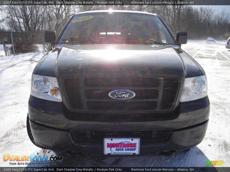 2005 Ford F150 STX SuperCab 4x4 Dark Shadow Grey Metallic / Medium Flint Grey Photo #8