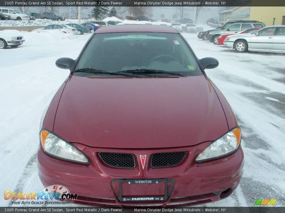 2005 Pontiac Grand Am SE Sedan Sport Red Metallic / Dark Pewter Photo #12